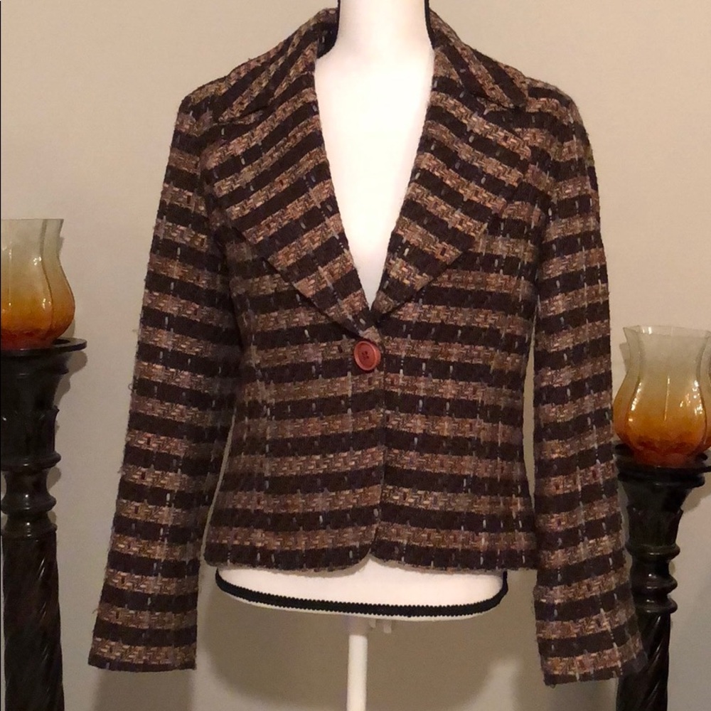 Brown and Tan Blazer